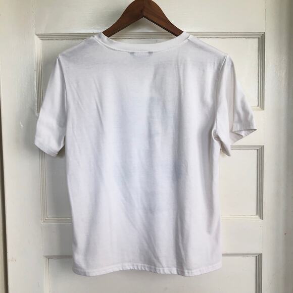 Human Haters Club Alien Cat White Graphic T-shirt Women’s Medium Avant Garde - Picture 4 of 11